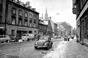 historische Fotografie einer Münchner Straße